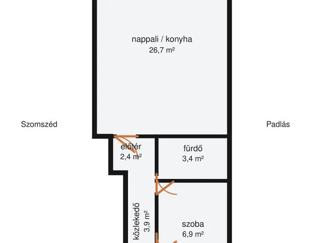 Eladó lakás Budapest VII. kerület, Külső-Erzsébetváros 42 nm