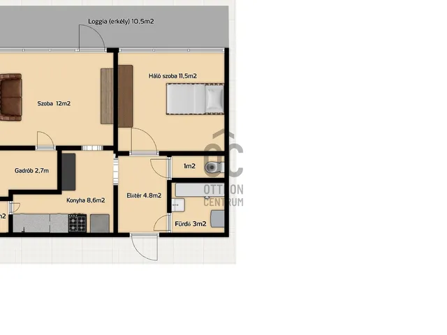 Eladó lakás Zalaegerszeg, Belváros 50 nm