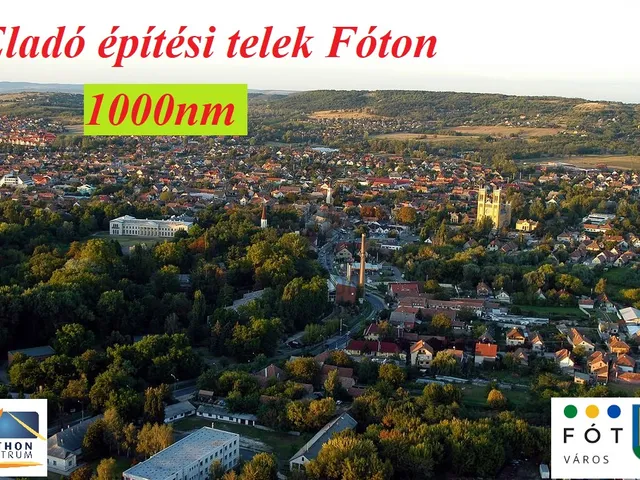 Eladó telek Fót 1000 nm