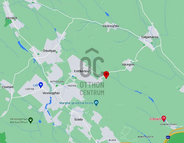 Eladó telek Erdőkertes 1048 nm