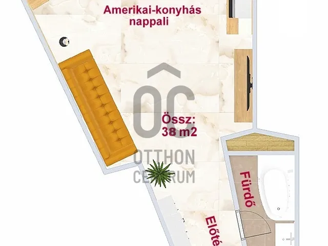 Eladó lakás Budapest IX. kerület, Középső Ferencváros 38 nm