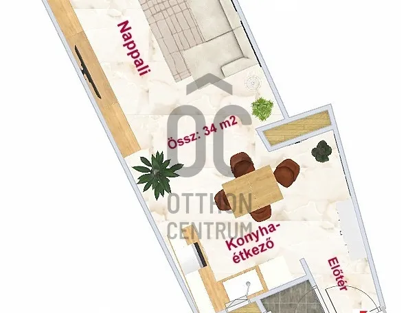 Eladó lakás Budapest IX. kerület, Középső Ferencváros 35 nm