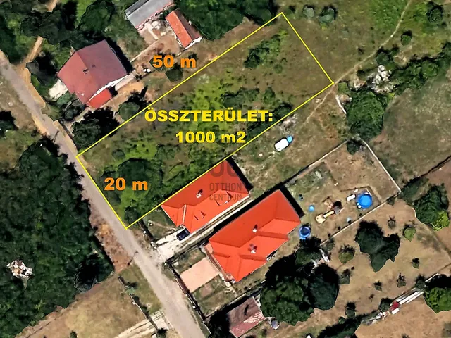 Eladó telek Őrbottyán 1000 nm