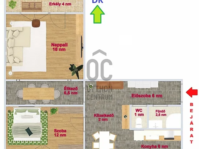 Eladó lakás Budapest IV. kerület, Megyer, Sporttelep utca 54 nm