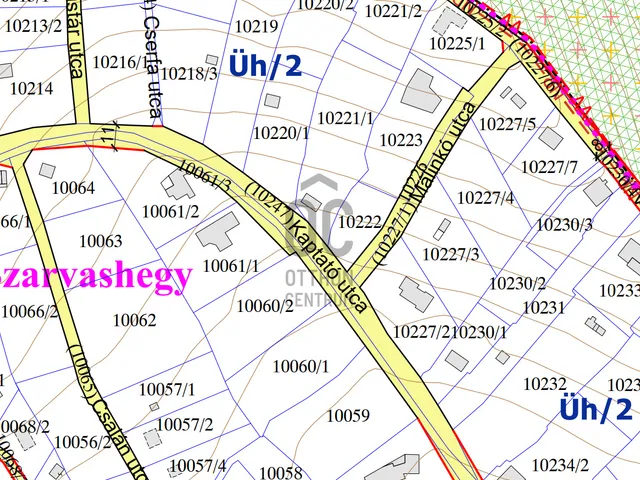 Eladó telek Szentendre, Szarvashegy, Málinkó utca 1590 nm