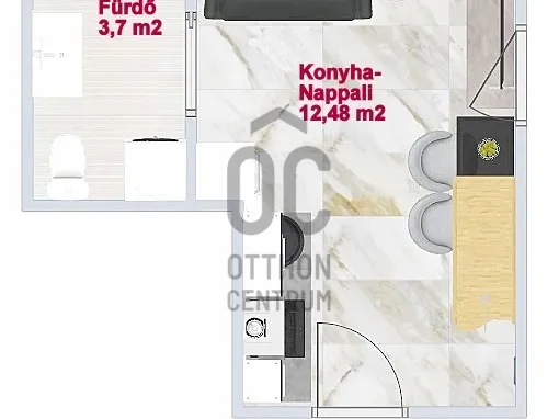 Eladó lakás Budapest VII. kerület, Külső-Erzsébetváros, Nefelejcs utca 26 nm