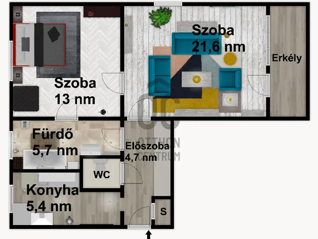 Eladó lakás Budapest X. kerület, Óhegy 54 nm