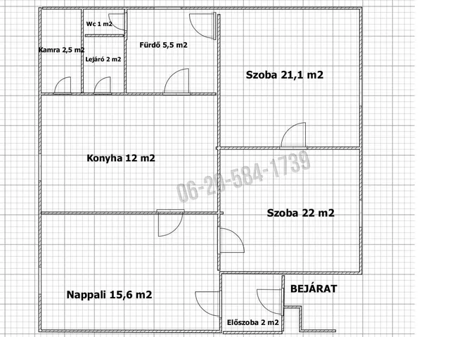 Eladó ház Keszthely 80 nm