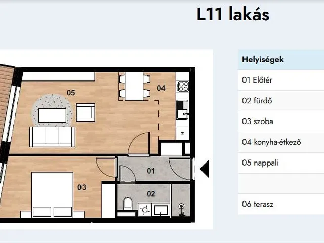 Eladó lakás Zalaegerszeg 48 nm