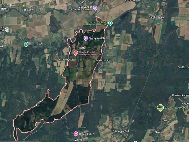 Eladó telek Ivánc 1047 nm