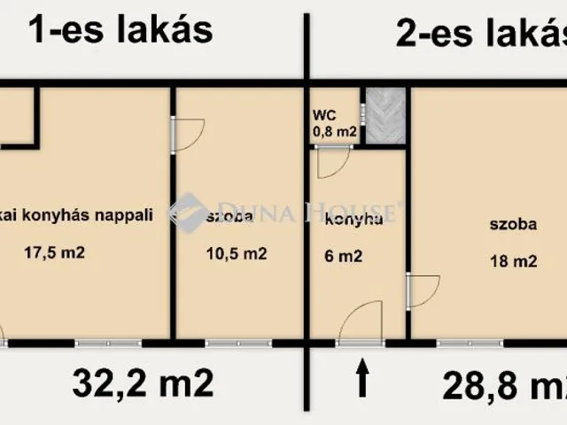 Kiadó lakás Budapest VI. kerület 32 nm
