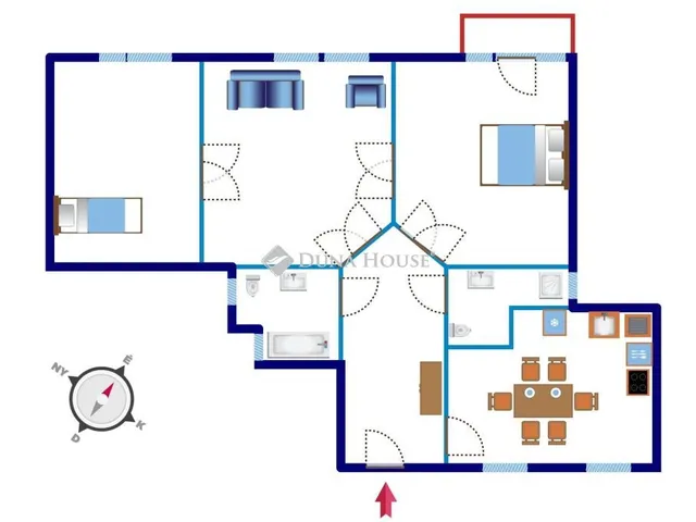 Kiadó lakás Budapest II. kerület, Fény utca 102 nm