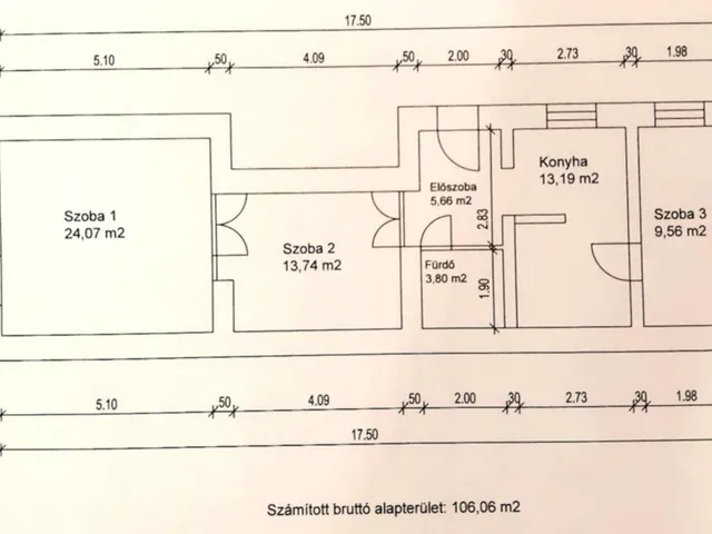 Eladó lakás Budapest VIII. kerület, Palotanegyed, Somogyi Béla utca 74 nm