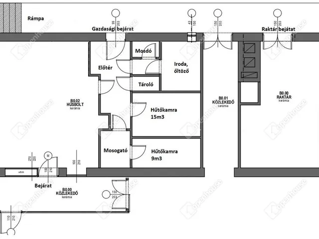 Kiadó kereskedelmi és ipari ingatlan Miskolc, Belváros 66 nm