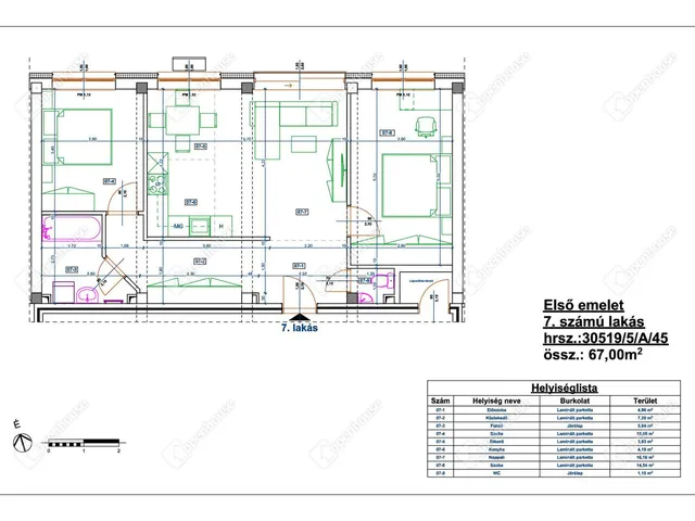 Eladó lakás Miskolc, Diósgyőr 75 nm