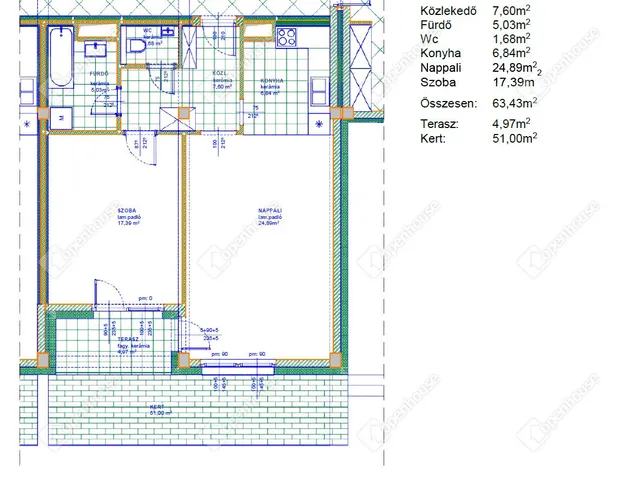 Eladó lakás Miskolc, Bodótető 63 nm
