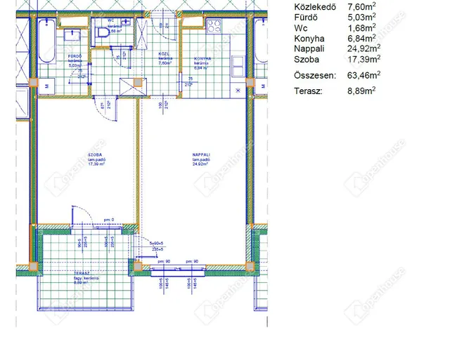 Eladó lakás Miskolc, Bodótető 63 nm