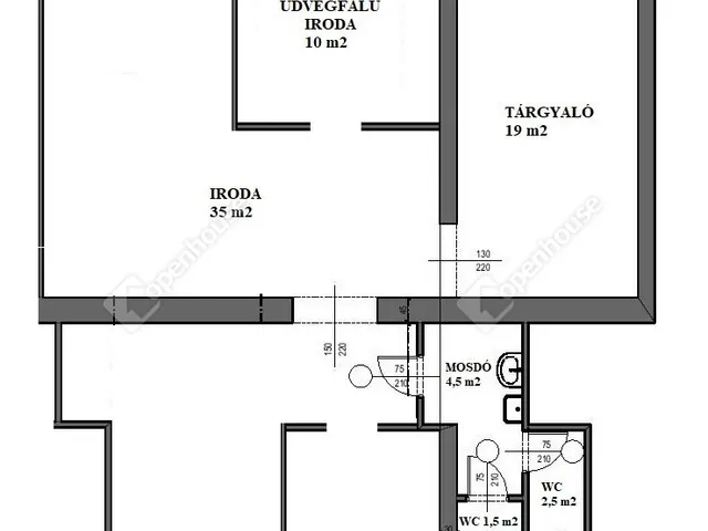 Kiadó kereskedelmi és ipari ingatlan Miskolc, Zsolcai kapu 114 nm