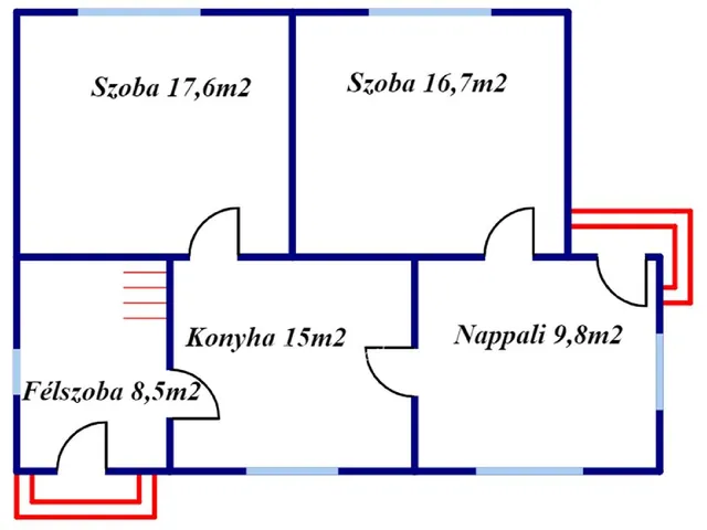 Eladó ház Tiszacsege 115 nm