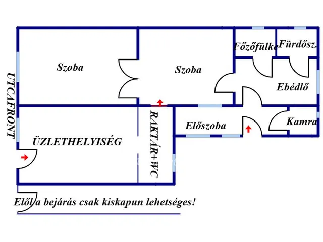 Eladó ház Biharkeresztes, központban posta környéke 95 nm