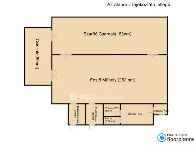 Eladó kereskedelmi és ipari ingatlan Püspökladány 545 nm