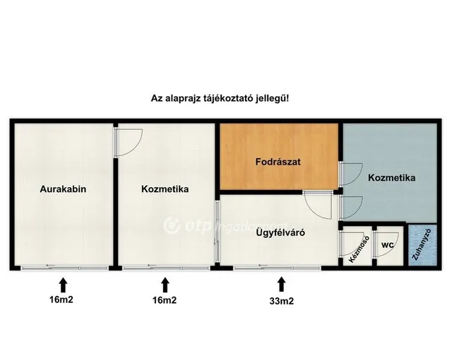 Eladó kereskedelmi és ipari ingatlan Debrecen, Belváros 65 nm