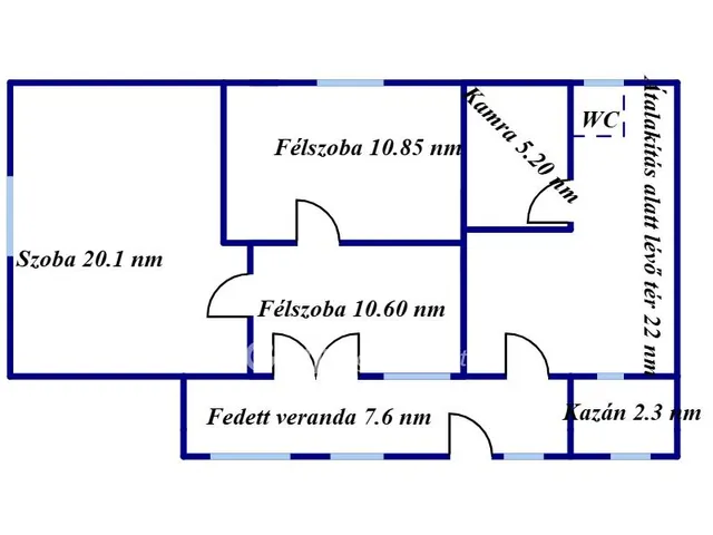 Eladó ház Biharkeresztes, fő utca eleje 75 nm