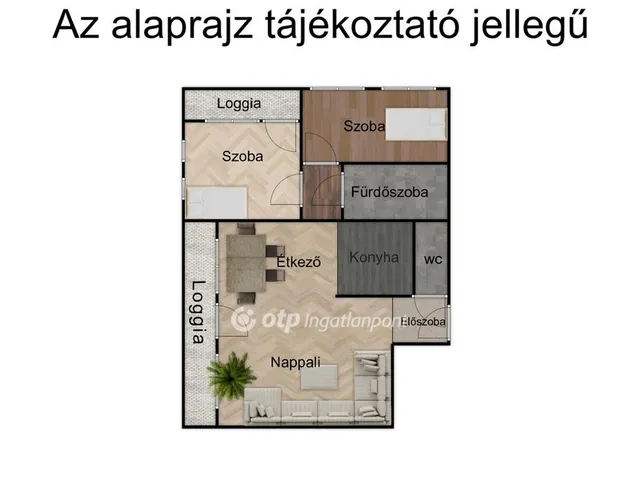 Eladó lakás Debrecen 61 nm