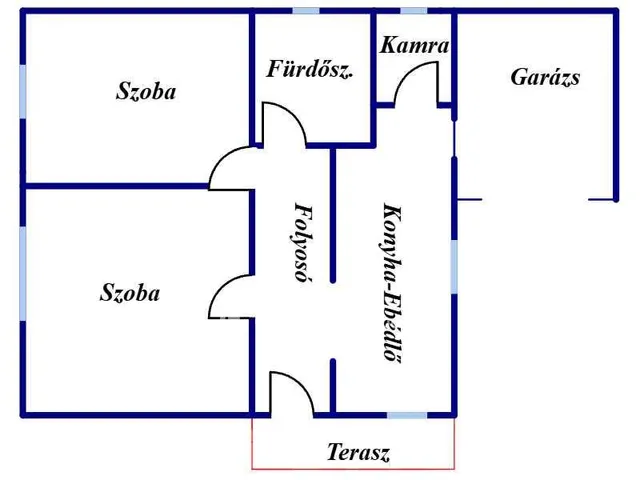 Eladó ház Körösnagyharsány 64 nm