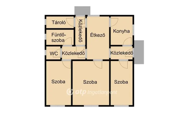 Eladó ház Tiszacsege 84 nm