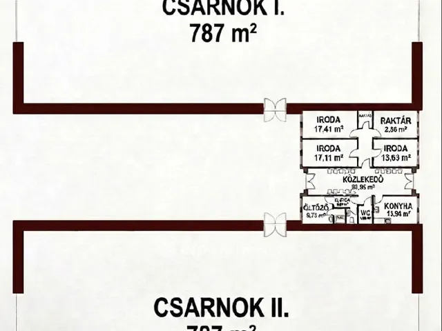 Kiadó kereskedelmi és ipari ingatlan Debrecen 1700 nm