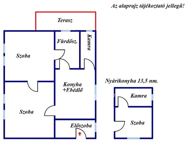 Eladó ház Biharkeresztes 60 nm