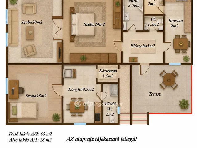 Eladó lakás Debrecen 93 nm