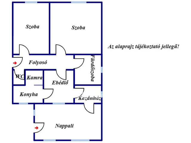 Eladó ház Biharkeresztes 72 nm