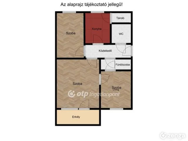 Eladó lakás Berekfürdő 61 nm