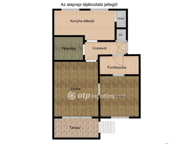 Eladó lakás Berekfürdő 61 nm
