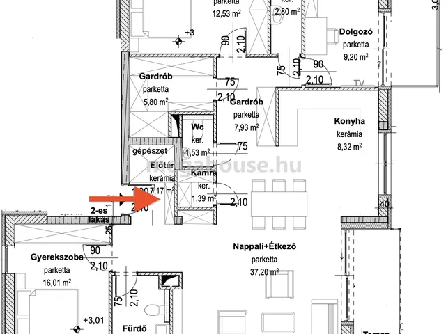 Eladó lakás Budapest XI. kerület, Sasad-Sashegy XI. ker. 111 nm