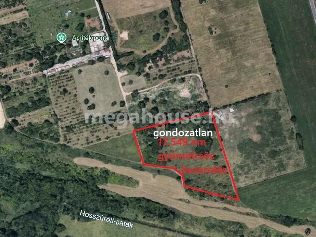 Eladó mezőgazdasági ingatlan Törökbálint, Szarvas-mező 17549 nm