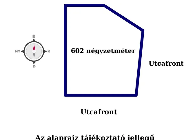 Eladó telek Szeged 602 nm