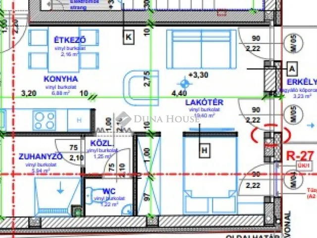 Eladó lakás Szeged 40 nm