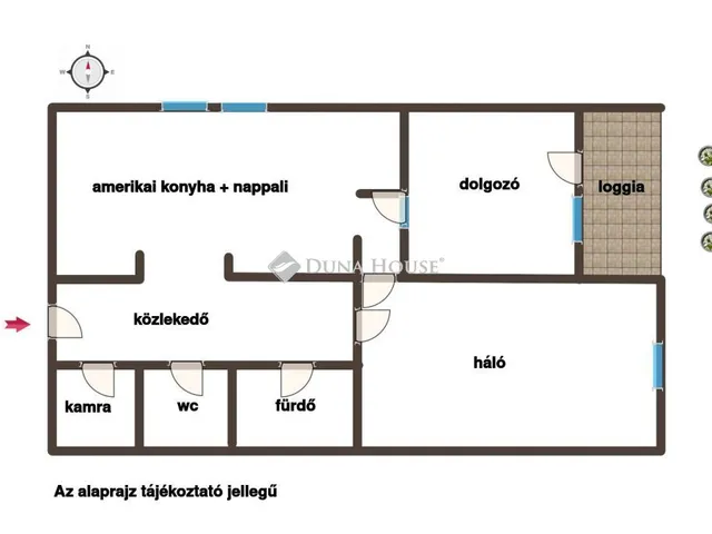 Kiadó lakás Szeged 61 nm