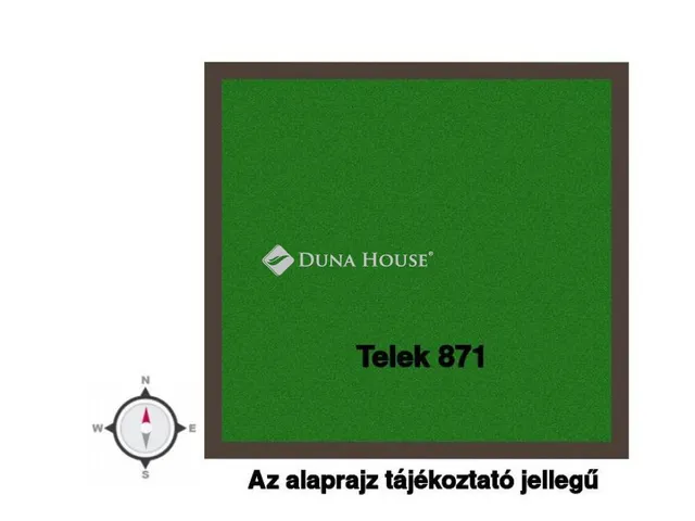 Eladó telek Szeged, Datolya utca 871 nm