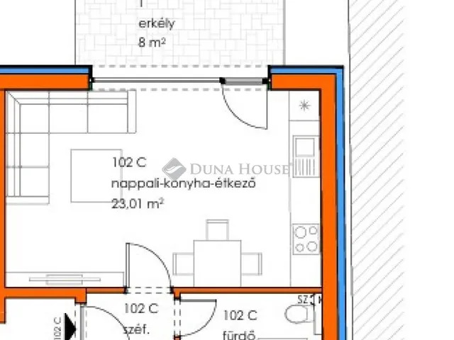 Eladó lakás Szeged 34 nm