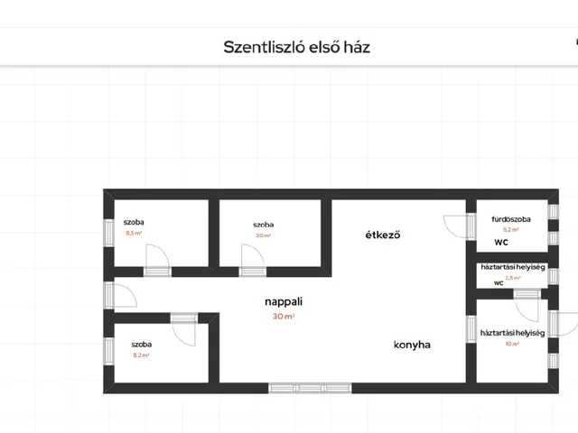 Eladó ház Szentliszló 170 nm