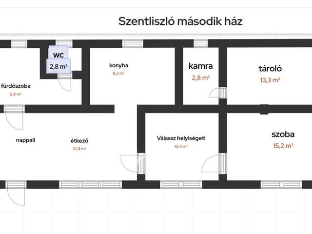 Eladó ház Szentliszló 170 nm