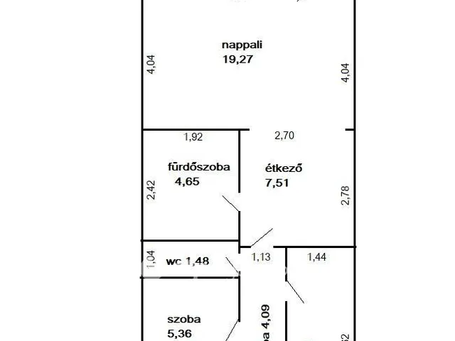 Eladó lakás Hévíz 49 nm