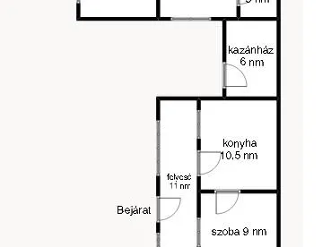 Eladó ház Tiszasüly 75 nm