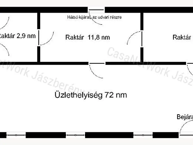 Eladó kereskedelmi és ipari ingatlan Jászalsószentgyörgy 104 nm