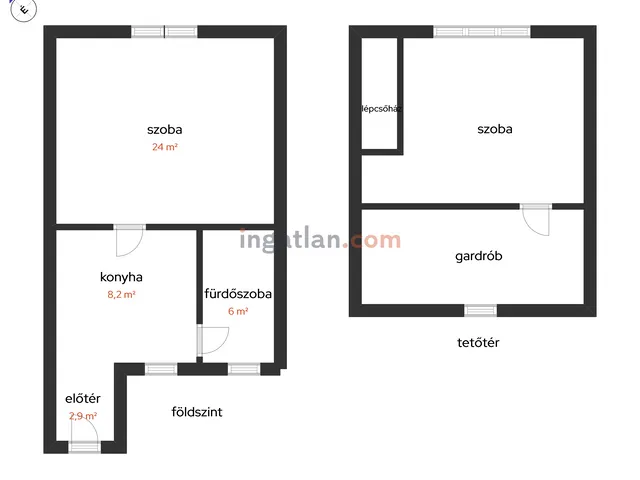 Eladó ház Szokolya 55 nm