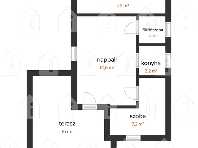 Eladó nyaraló Kismaros, Börzsönyliget 34 nm